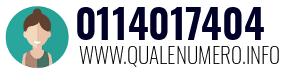 Numero di telefono 0114017404 0114017404