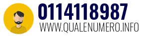 Numero di telefono 0114118987 0114118987