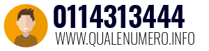 Numero di telefono 0114313444 0114313444