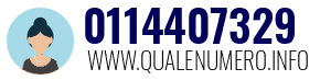 Numero di telefono 0114407329 0114407329