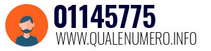 Numero di telefono 01145775 01145775