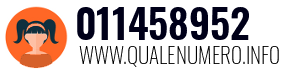 Numero di telefono 011458952 011458952