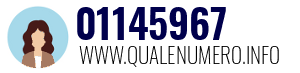 Numero di telefono 01145967 01145967