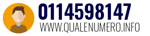 Numero di telefono 0114598147 0114598147