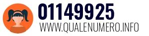 Numero di telefono 01149925 01149925