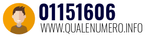 Numero di telefono 01151606 01151606