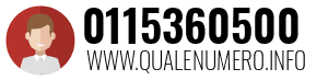 Numero di telefono 0115360500 0115360500