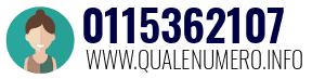 Numero di telefono 0115362107 0115362107