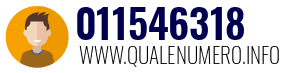Numero di telefono 011546318 011546318
