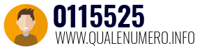 Numero di telefono 0115525 0115525