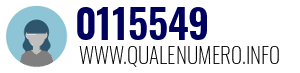 Numero di telefono 0115549 0115549