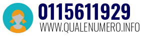 Numero di telefono 0115611929 0115611929