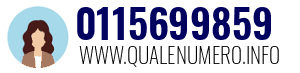 Numero di telefono 0115699859 0115699859