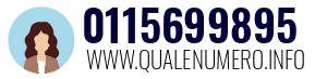 Numero di telefono 0115699895 0115699895