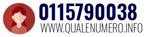 Numero di telefono 0115790038 0115790038