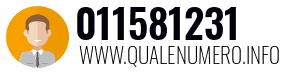 Numero di telefono 011581231 011581231