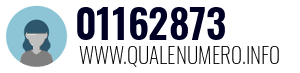 Numero di telefono 01162873 01162873