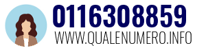 Numero di telefono 0116308859 0116308859
