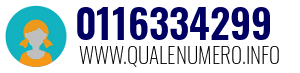 Numero di telefono 0116334299 0116334299