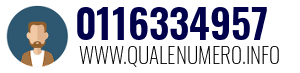 Numero di telefono 0116334957 0116334957