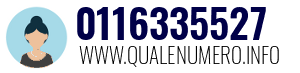 Numero di telefono 0116335527 0116335527