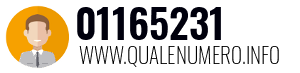 Numero di telefono 01165231 01165231