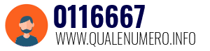 Numero di telefono 0116667 0116667