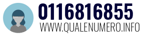 Numero di telefono 0116816855 0116816855