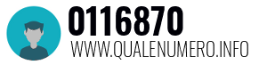 Numero di telefono 0116870 0116870