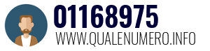 Numero di telefono 01168975 01168975