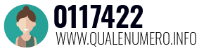 Numero di telefono 0117422 0117422