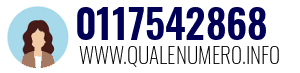 Numero di telefono 0117542868 0117542868