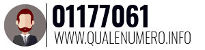 Numero di telefono 01177061 01177061