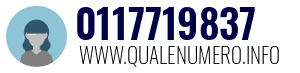 Numero di telefono 0117719837 0117719837