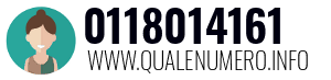 Numero di telefono 0118014161 0118014161