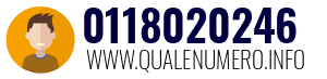 Numero di telefono 0118020246 0118020246