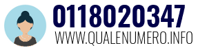 Numero di telefono 0118020347 0118020347
