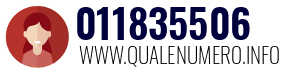 Numero di telefono 011835506 011835506