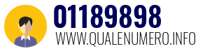 Numero di telefono 01189898 01189898