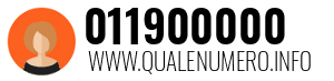 Numero di telefono 011900000 011900000