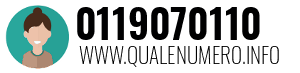 Numero di telefono 0119070110 0119070110