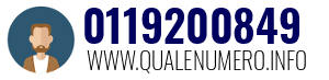 Numero di telefono 0119200849 0119200849