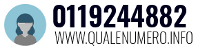 Numero di telefono 0119244882 0119244882