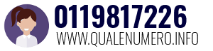 Numero di telefono 0119817226 0119817226