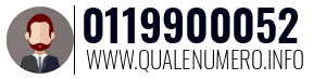 Numero di telefono 0119900052 0119900052