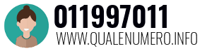 Numero di telefono 011997011 011997011