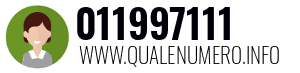 Numero di telefono 011997111 011997111