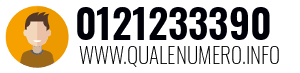 Numero di telefono 0121233390 0121233390