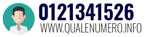 Numero di telefono 0121341526 0121341526