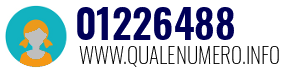Numero di telefono 01226488 01226488